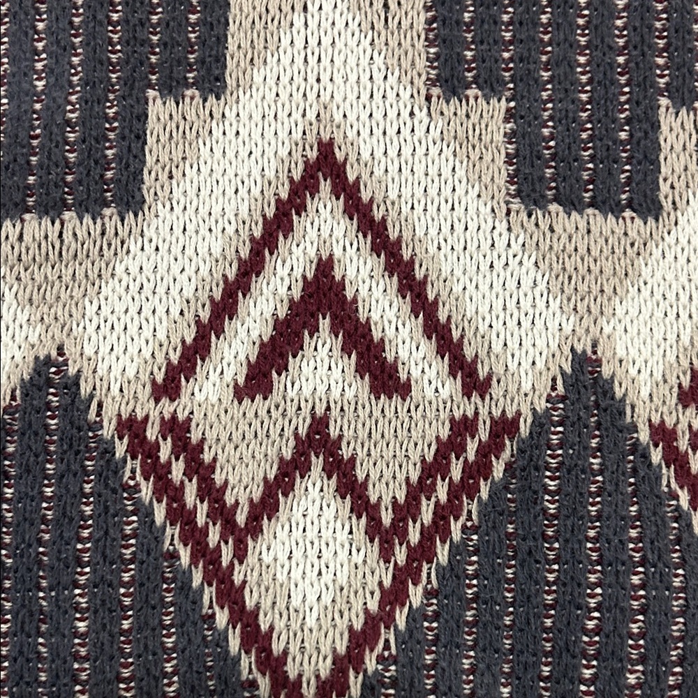 Vintage Gianfranco Ruffini Y2K Sweater Men’s M Crewneck 90’s Geometric Cotton - Picture 6 of 10